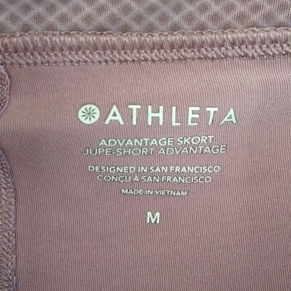 Athleta Advantage Skort size medium pleated purple - Picture 3 of 7